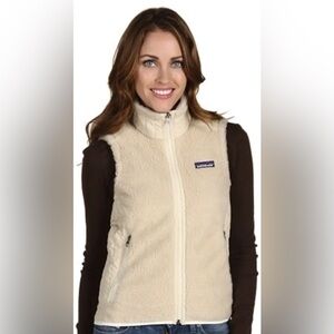 Patagonia Cream Fleece Vest S/M